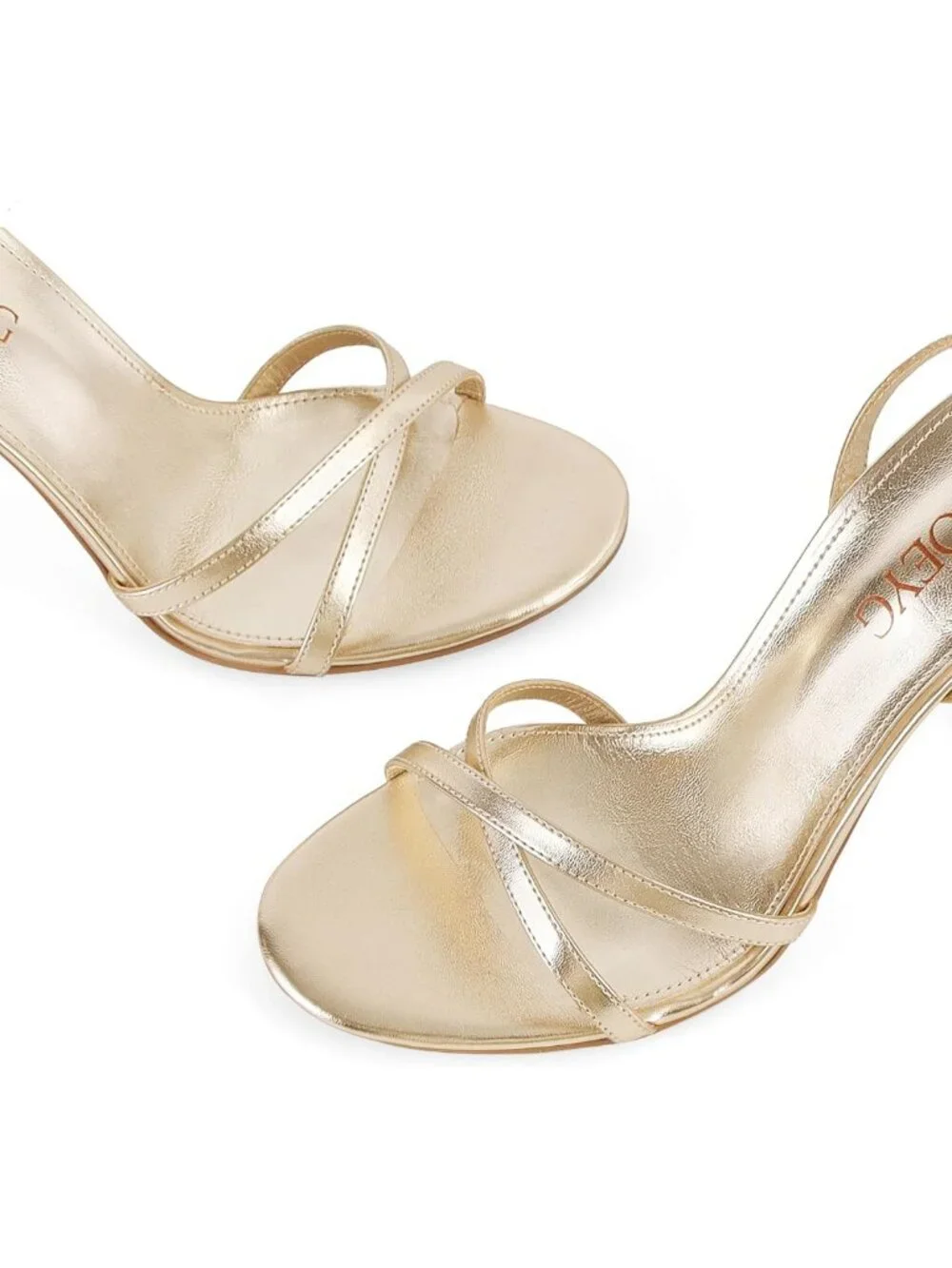 Stylish Strappy Stiletto Heel Sandals for Women - Comfortable Open Toe Summer